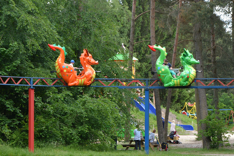 Drachen-Tretbahn